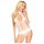 Penthouse Perfect Lover - bodi s halter vratom - bela