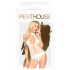 Penthouse Perfect Lover - bodi s halter vratom - bela