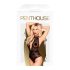 Penthouse Toxic Powder - body z naramnicami - črna - M/L