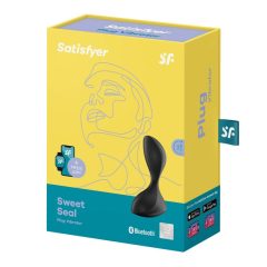   Satisfyer Sweet Seal - pametni analni vibrator za polnjenje (črn)