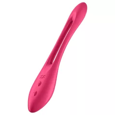   Satisfyer - fleksibilni vibrator za pare - polnjenje USB - rdeča