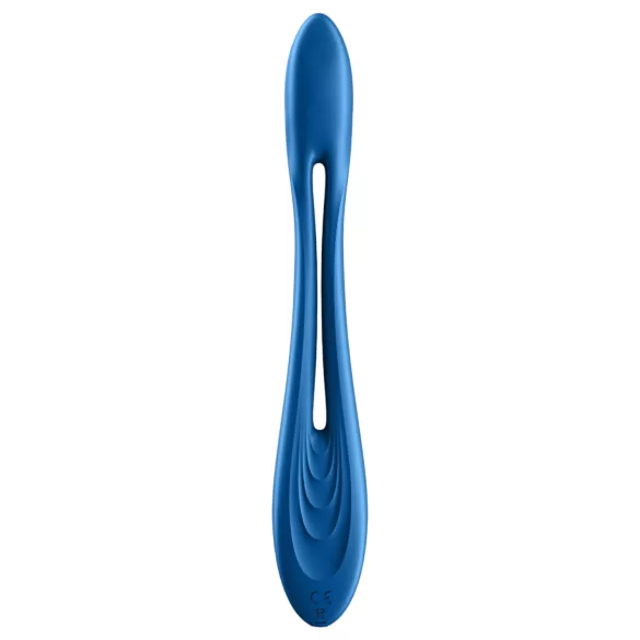 Satisfyer - vibracijski parni stimulator - upogljiv, polnilen - moder