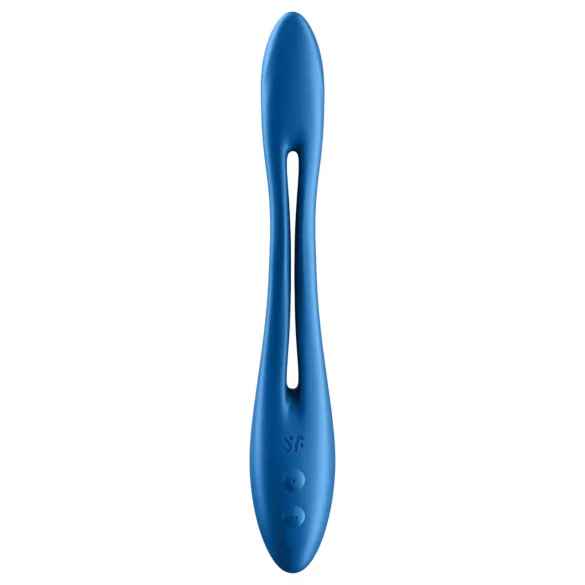 Satisfyer - vibracijski parni stimulator - upogljiv, polnilen - moder