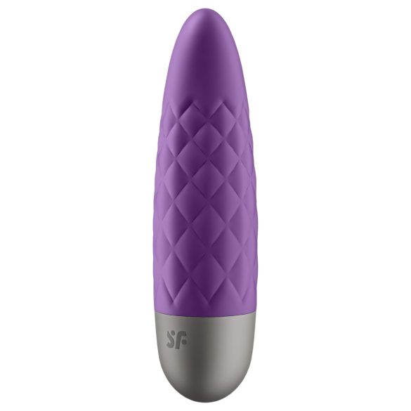 Satisfyer - mini vibrator - vodoodporen, polnilen - vijoličen