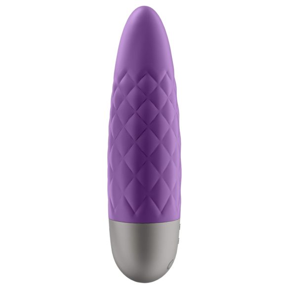 Satisfyer - mini vibrator - vodoodporen, polnilen - vijoličen