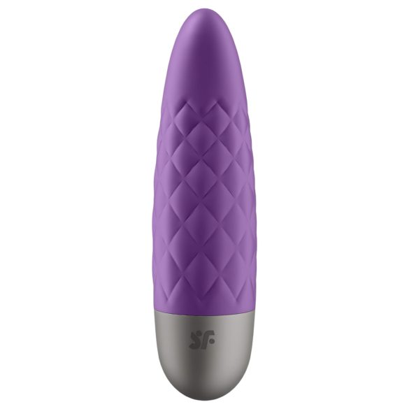 Satisfyer - mini vibrator - vodoodporen, polnilen - vijoličen