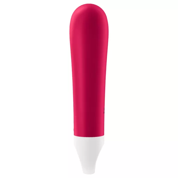 Satisfyer - mini vibracijski stimulator - akumulatorski, vodoodporen, rdeč