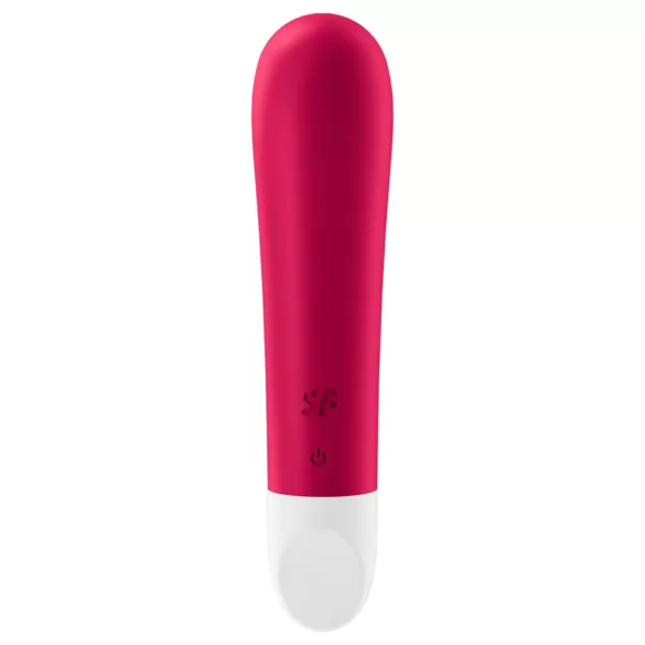 Satisfyer - mini vibracijski stimulator - akumulatorski, vodoodporen, rdeč