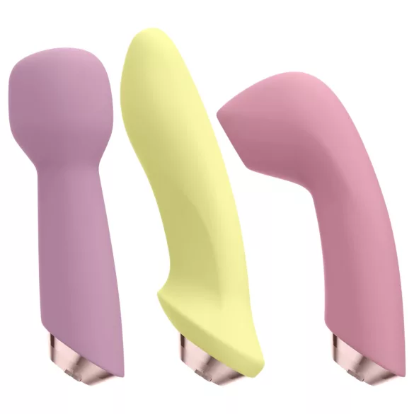 Satisfyer Marvelous Four - vibratorski komplet - 4 nastavki - polnilni