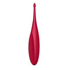   Satisfyer Twirling Fun - vodoodporni klitorisni vibrator z možnostjo polnjenja (rdeč)