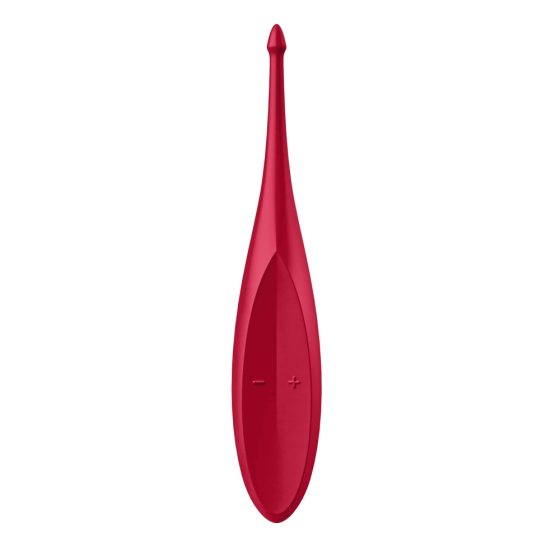 Satisfyer Twirling Fun - vodoodporni klitorisni vibrator z možnostjo polnjenja (rdeč)