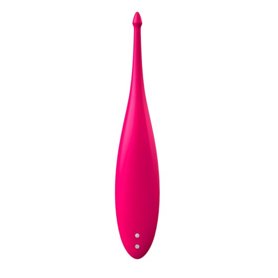 Satisfyer Twirling Fun - Vodoodporni klitorisni vibrator z možnostjo polnjenja (magenta)