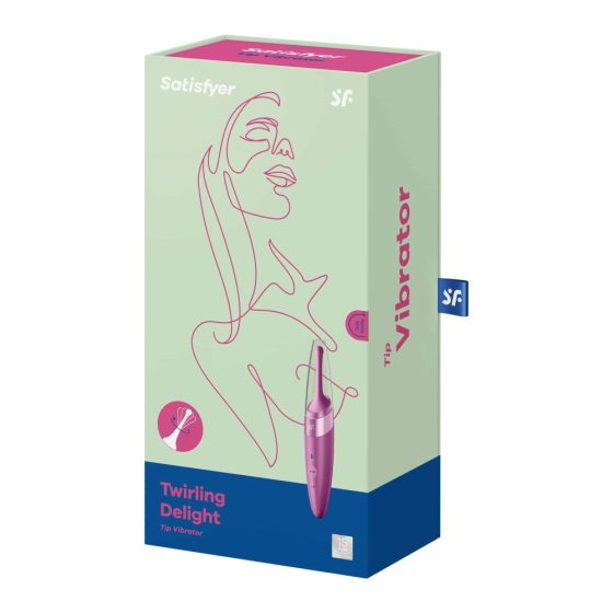 Satisfyer Twirling Delight - vodoodporni klitorisni vibrator z možnostjo polnjenja (vijolična)
