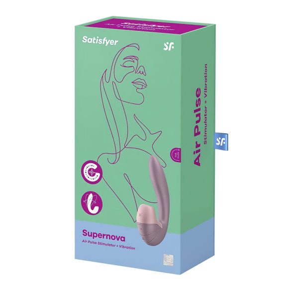 Satisfyer Supernova - vibrator za stimulacijo s pritiskom zraka in vibracijami