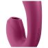 Satisfyer Sunray - polnilni 2v1 vibrator z zračnimi valovi (rdeč)