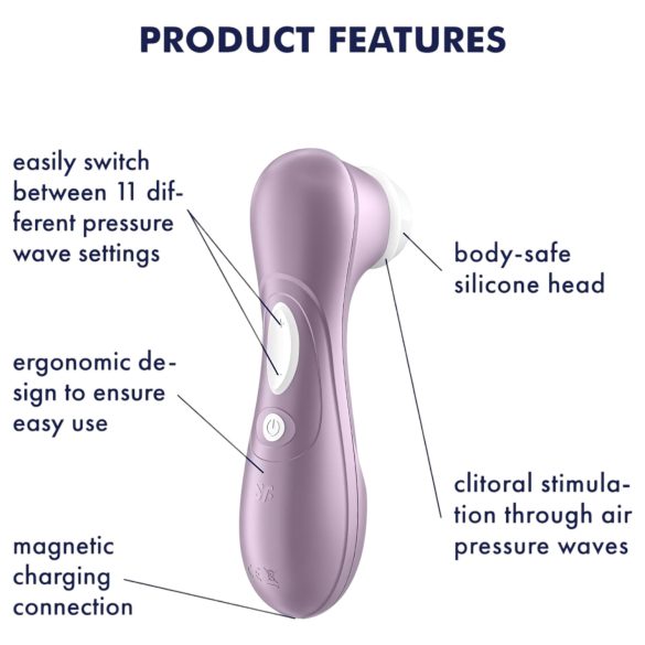 Satisfyer Pro 2 Gen2 - stimulator klitorisa z akumulatorjem - vijolična