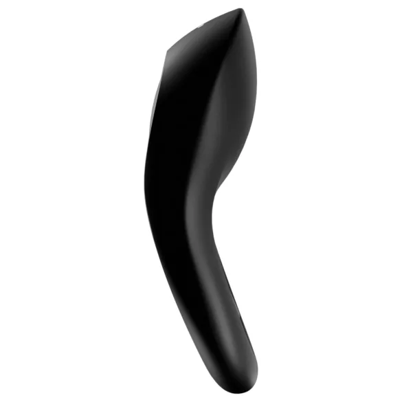 Satisfyer Legendary Duo - vibrirni erekcijski obroč - polnjenje - črn