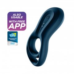   Satisfyer Epic Duo - pametni vibracijski obroček za penis z možnostjo polnjenja (črn)