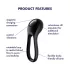 Satisfyer Majestic Duo - vibracijski obroč za penis - polnjenje USB
