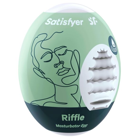 Satisfyer Egg Riffle - masturbator jajček - za enkratno uporabo