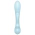 Satisfyer Triple Oh - vibrator s stimulacijo klitorisa - polnilni - modra
