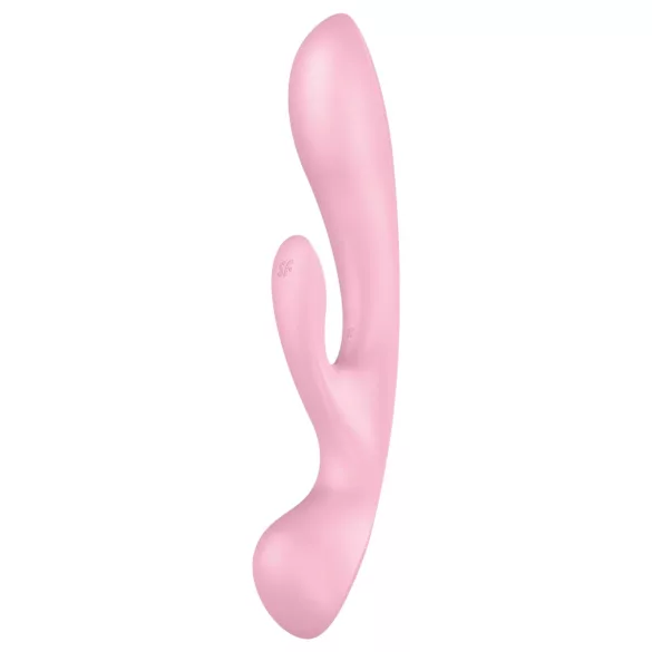 Satisfyer Triple Oh - vibrator za stimulacijo klitorisa z ročajem - polnilni