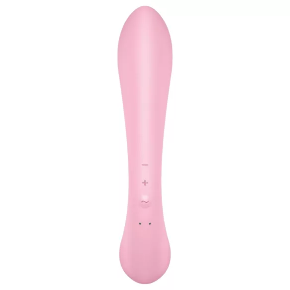 Satisfyer Triple Oh - vibrator za stimulacijo klitorisa z ročajem - polnilni