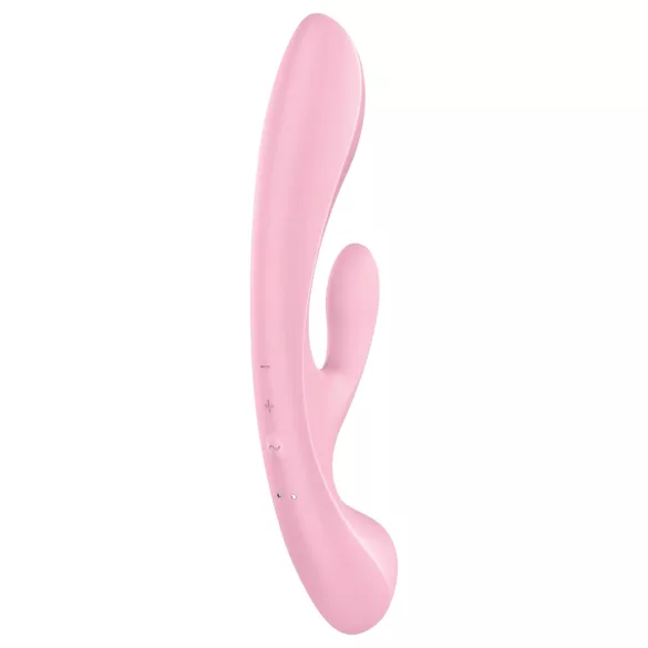 Satisfyer Triple Oh - vibrator za stimulacijo klitorisa z ročajem - polnilni
