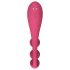 Satisfyer Tri Ball 1 - akumulatorski večnamenski vibrator (rdeč)