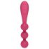Satisfyer Tri Ball 1 - akumulatorski večnamenski vibrator (rdeč)