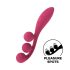 Satisfyer Tri Ball 1 - akumulatorski večnamenski vibrator (rdeč)