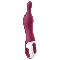   Satisfyer A-Mazing 1 - vibrator za A-točko - polnilen - rdeč