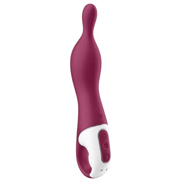 Satisfyer A-Mazing 1 - vibrator za A-točko - polnilen - rdeč