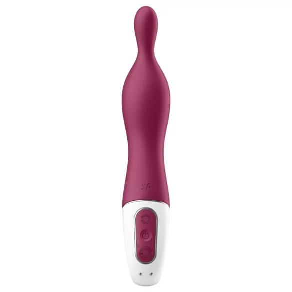 Satisfyer A-Mazing 1 - vibrator za A-točko - polnilen - rdeč