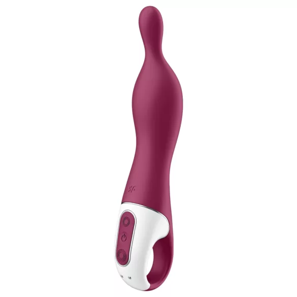 Satisfyer A-Mazing 1 - vibrator za A-točko - polnilen - rdeč