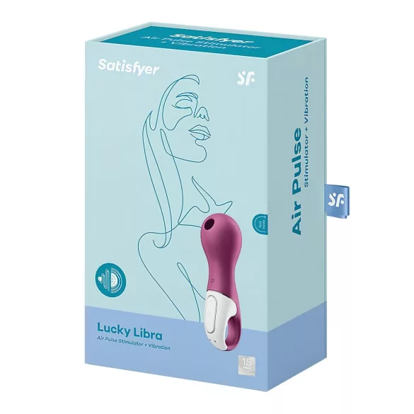 Satisfyer Lucky Libra - stimulator klitorisa z zračnimi valovi - vijolična