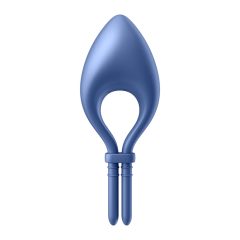   Satisfyer Bullseye - pametni vibracijski obroček za penis z možnostjo polnjenja (kraljevsko modra)