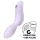 Satisfyer Curvy Trinity 2 - vibracijski zračni stimulator 2v1 - vijoličen
