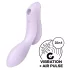 Satisfyer Curvy Trinity 2 - vibracijski zračni stimulator 2v1 - vijoličen