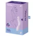 Satisfyer Curvy Trinity 2 - vibracijski zračni stimulator 2v1 - vijoličen