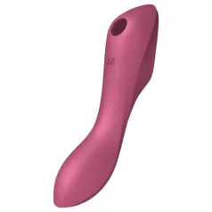   Satisfyer Curvy Trinity 3 - vibrator za klitoris in točko G - rdeč