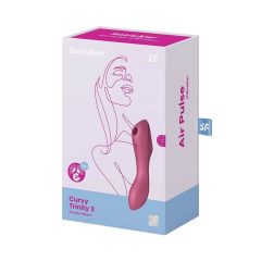   Satisfyer Curvy Trinity 3 - Vaginalni in klitorisni vibrator z možnostjo polnjenja (rdeč)