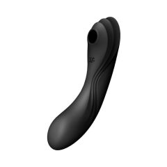   Satisfyer Curvy Trinity 4 - Vaginalni in klitorisni vibrator z možnostjo polnjenja (črn)