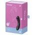 Satisfyer Curvy Trinity 4 - vibrator z zračnimi valovi 2v1 - črna