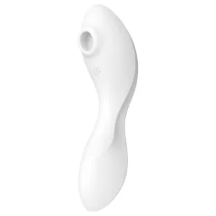   Satisfyer Curvy Trinity 5+ - vibrator in stimulator - 2v1 - bel - bela