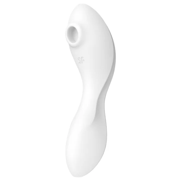 Satisfyer Curvy Trinity 5+ - aplikacijsko voden 2-v-1 vibrator (bel)