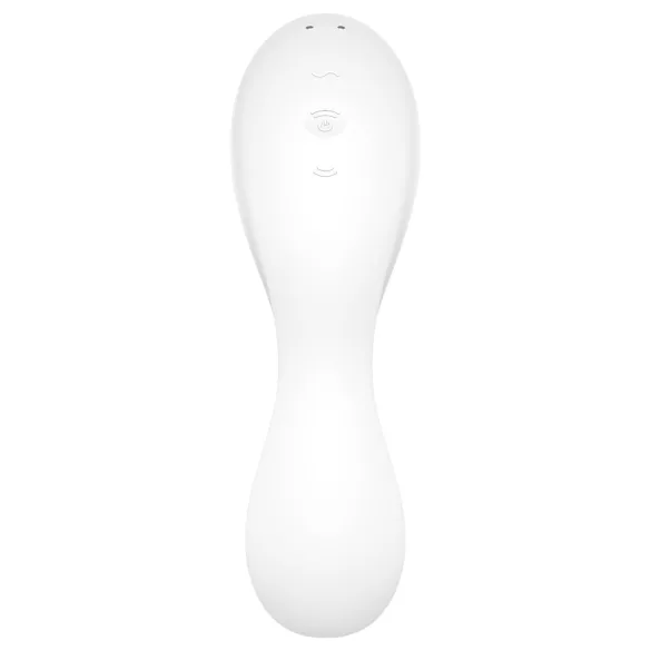 Satisfyer Curvy Trinity 5+ - aplikacijsko voden 2-v-1 vibrator (bel)