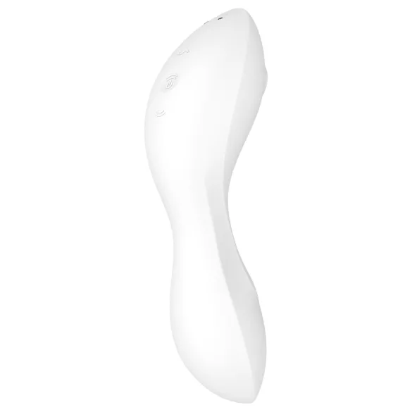 Satisfyer Curvy Trinity 5+ - aplikacijsko voden 2-v-1 vibrator (bel)