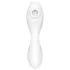 Satisfyer Curvy Trinity 5+ - aplikacijsko voden 2-v-1 vibrator (bel)