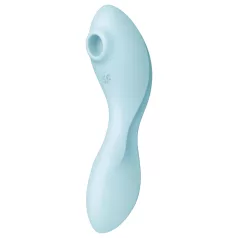   Satisfyer Curvy Trinity 5+ - vibrator za točko G in klitoris - modra